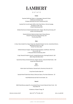 Entr&eacute;e Poached Coffin Bay Oysters in Champagne