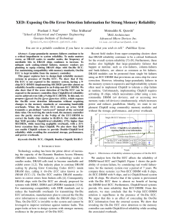 XED: Exposing On-Die Error Detection Information for Strong