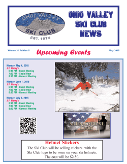 OVSC May 2015.qxd - Ohio Valley Ski Club