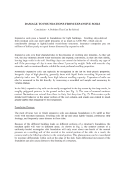 Expansive Clay Soils - Residential Reports