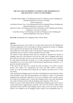 A NEW CLUSTER MODEL? - Regional Studies Association
