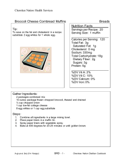 Bread - Cherokee Public Health