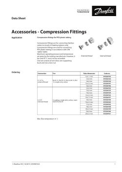 Compression Fittings