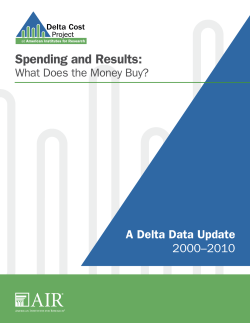 Spending and Results