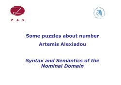 Some puzzles about Number