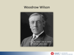 Theodore Roosevelt and Woodrow Wilson