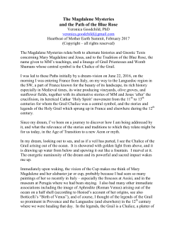 The Magdalene Mysteries and the Path of the Blue