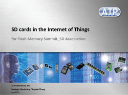 SD cards in the Internet of Things