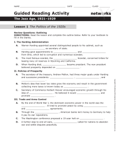 8-1 Guided Reading