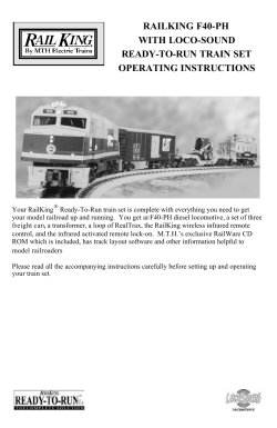 railking f40-ph with loco-sound ready-to-run