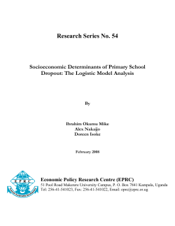 socio-economic factors influencing dropout from schools