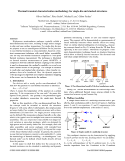 Thermal transient characterization methodology for single