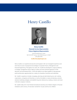 Henry Castillo biography - Principal Financial Group