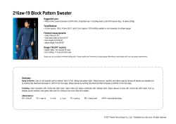 216aw-19 Block Pattern Sweater