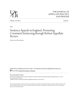 Promoting Consistent Sentencing through Robust Appellate Review