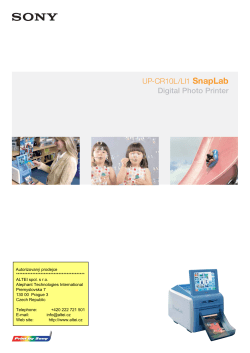 UP-CR10L/LI1 SnapLab Digital Photo Printer