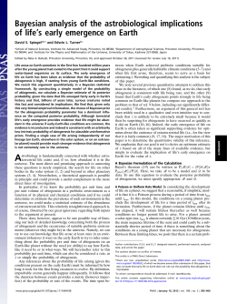 Bayesian analysis of the astrobiological implications of lifeTs early