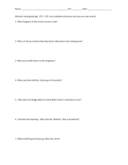 Monster study guide pgs. 153 &ndash; 219. Use