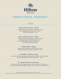 audio- visual packages