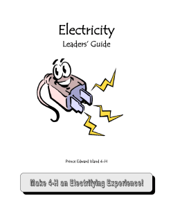 Electricity Leader`s Guide