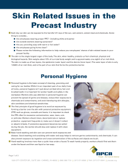 NPCA Skin Protection Resource