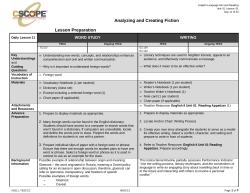 English II Unit 01 Lesson 01 Day 11