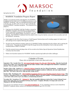 SPRING/SUMMER 2016 Newsletter