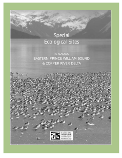 Special Ecological Sites in Alaska`s Eastern Prince William Sound