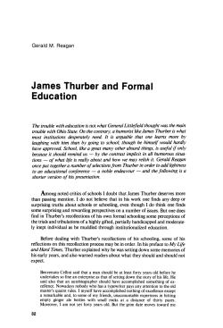 James Thurber and Formai Education