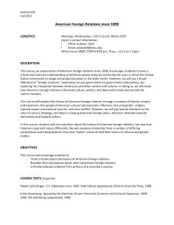 H434 Fall 2015 Syllabus