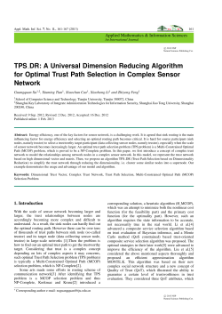 TPS DR: A Universal Dimension Reducing Algorithm for Optimal