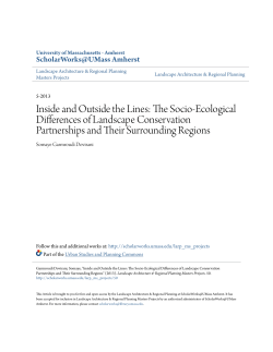 Inside and Outside the Lines: The Socio