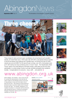 AbingdonNews - Abingdon School