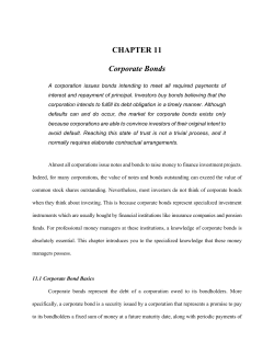CHAPTER 11 Corporate Bonds