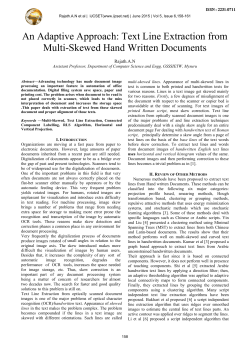 An Adaptive Approach: Text Line Extraction from Multi