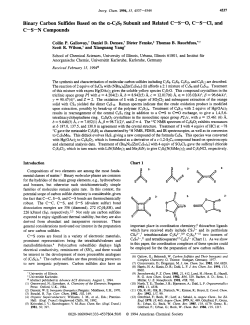 Binary Carbon Sulfides Based on the a