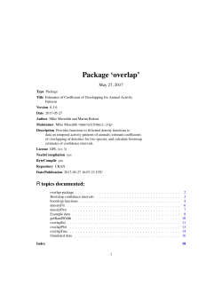 Package `overlap`