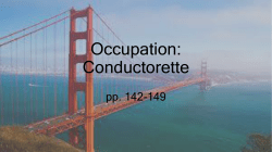 Occupation: Conductorette