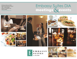 Banquet Menus  - Embassy Suites
