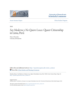 Soy Moderno y No Quiero Locas: Queer