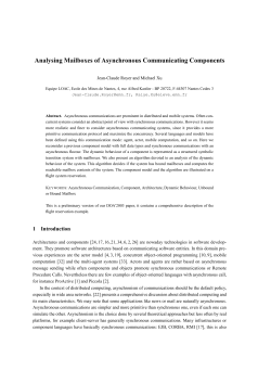 Analysing Mailboxes of Asynchronous Communicating