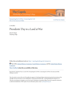 Presidents` Day in a Land at War
