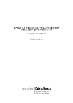 Black Gold in the Congo - The Web site cannot be found