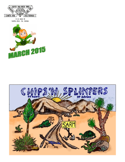 Chips n` Splinters March 2015 - Santa Ana Rock and Mineral Club