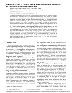 Numerical studies of real-gas effects on two-dimensional
