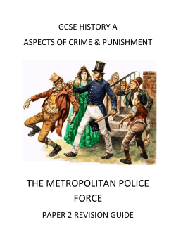 Revision Booklet - Police - Penketh