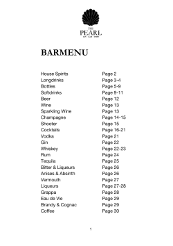 barmenu - The Pearl