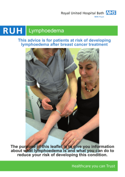 Advice for Patients at Risk of Developing
