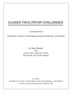 classic facilitator challenges