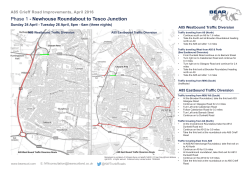 A85 Crieff Road Improvements_Phase 1 diversion